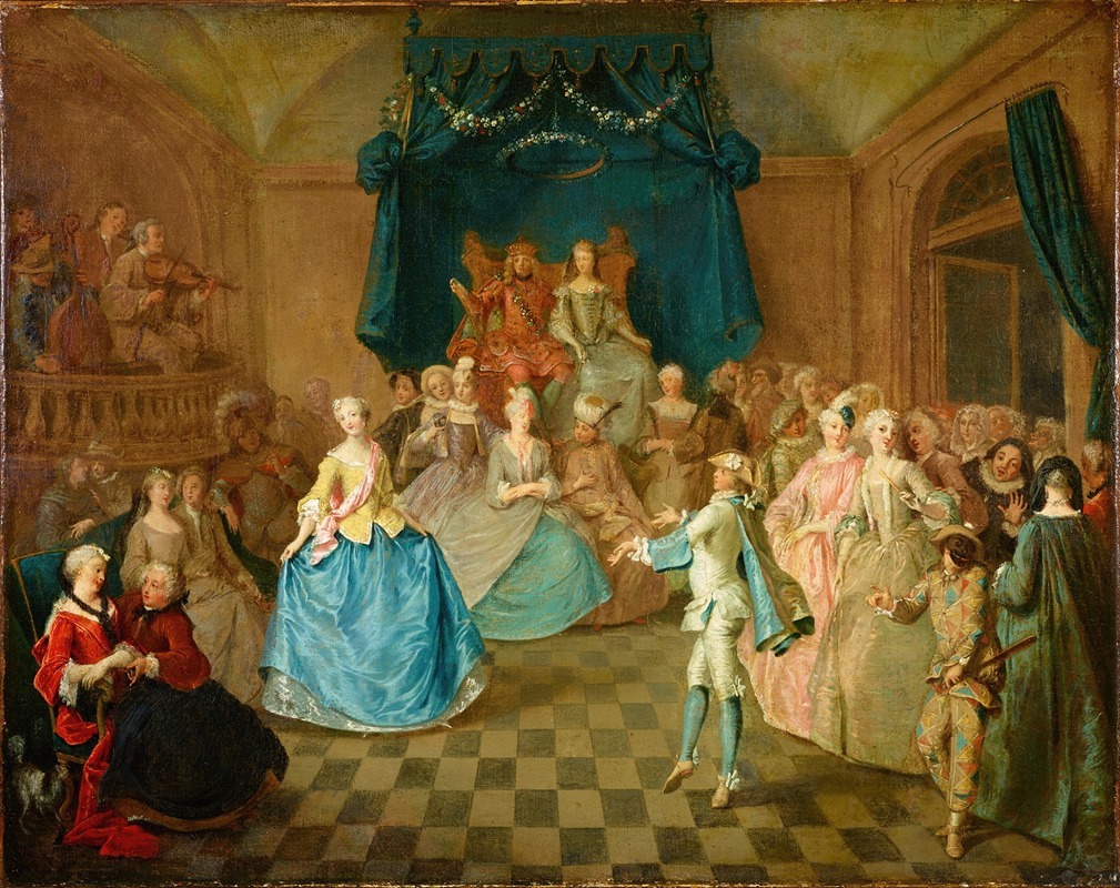 Court Dance by Artvee