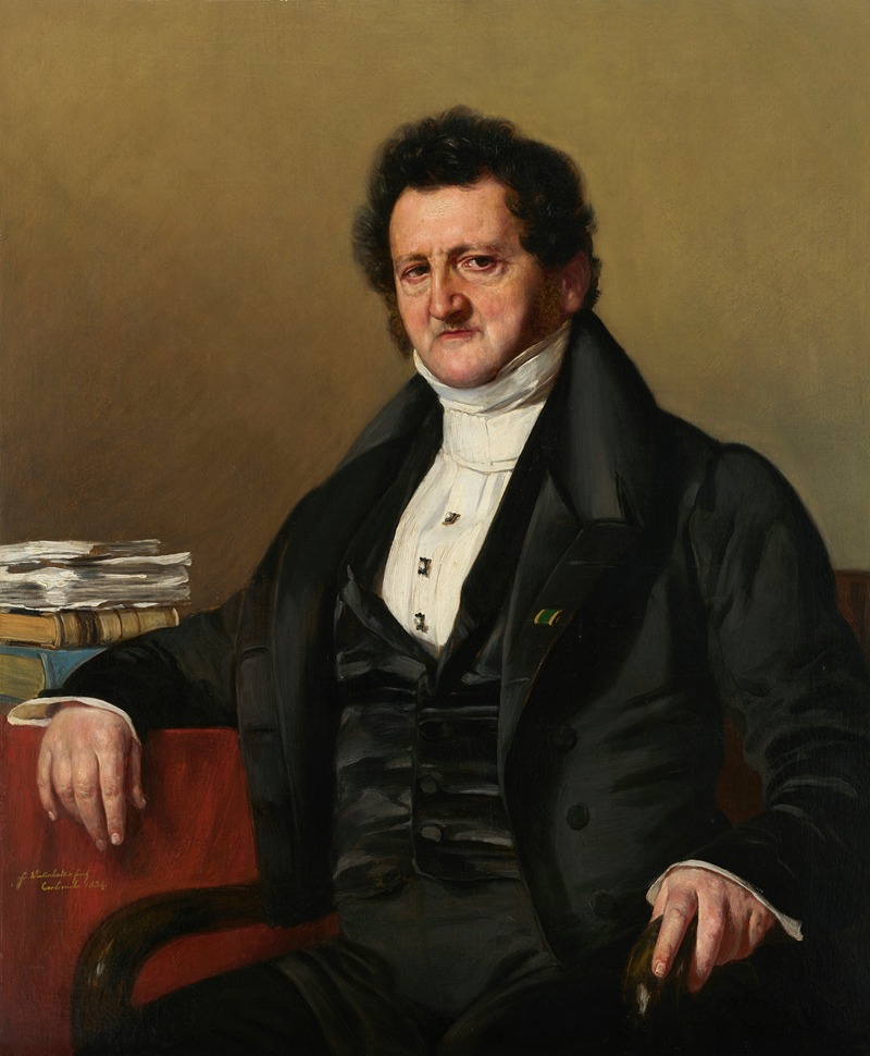 Banker David Seligmann, Freiherr von Eichthal by Franz Xaver
