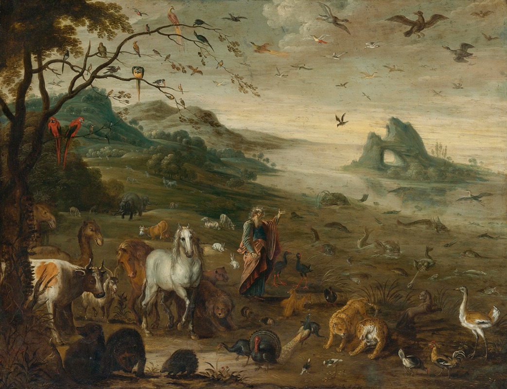 God Creating The Animals Of The World by Isaac Van Oosten Artvee