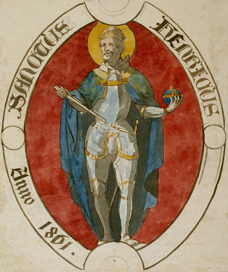 Saint Henri by Prosper Lafaye Artvee