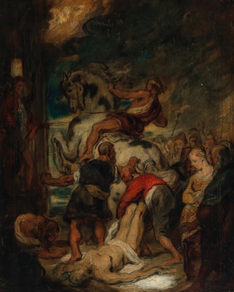 The Martyrdom of St. Hippolytus by Hans Canon Artvee