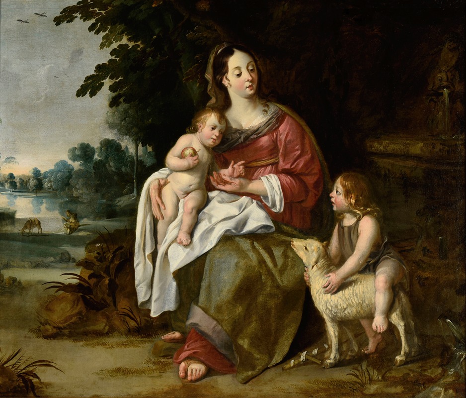 La Sainte Famille by JeanFrançois Clermont Artvee