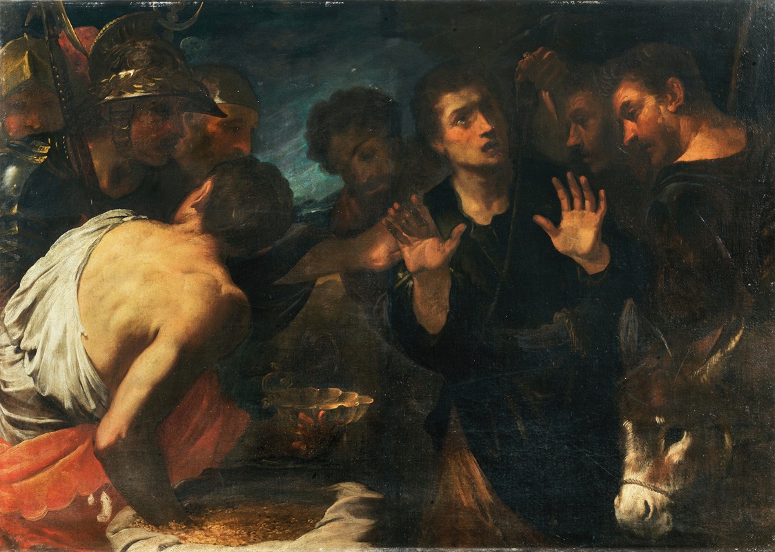 Joseph’s cup found in Benjamin’s sack by Luca Saltarello Artvee