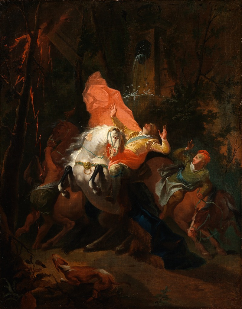 The conversion of St. Norbert by Franz Anton Maulbertsch Artvee