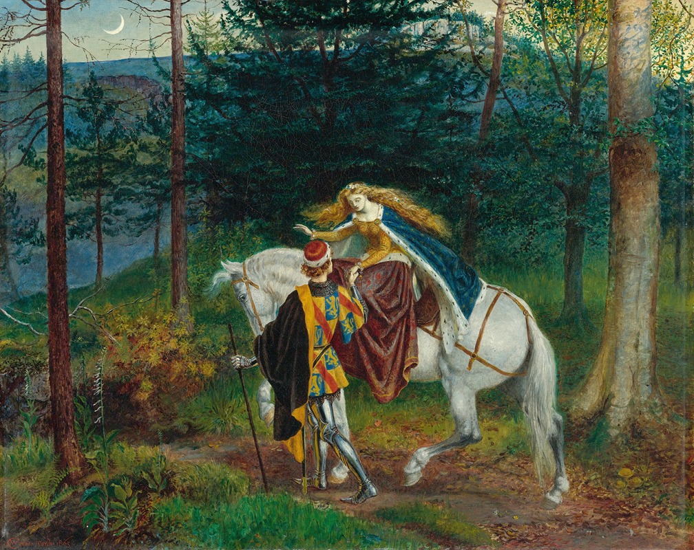 La Belle Dame Sans Merci by Walter Crane Artvee