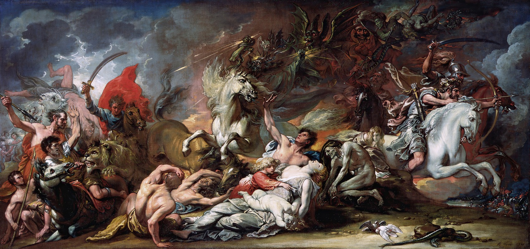 Death on the Pale Horse by Benjamin West Artvee