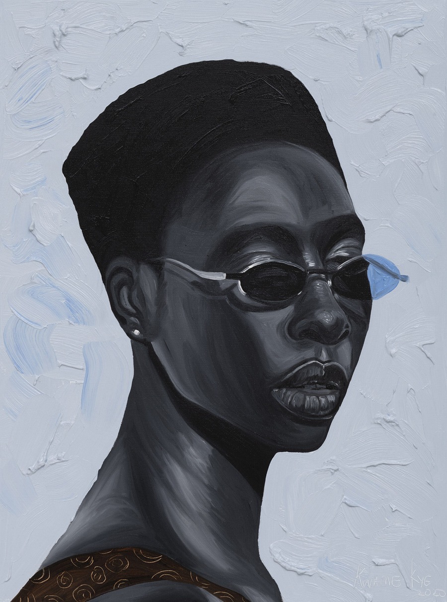 Lady in Sunglasses by Otis Kwame Kye Quaicoe Artvee