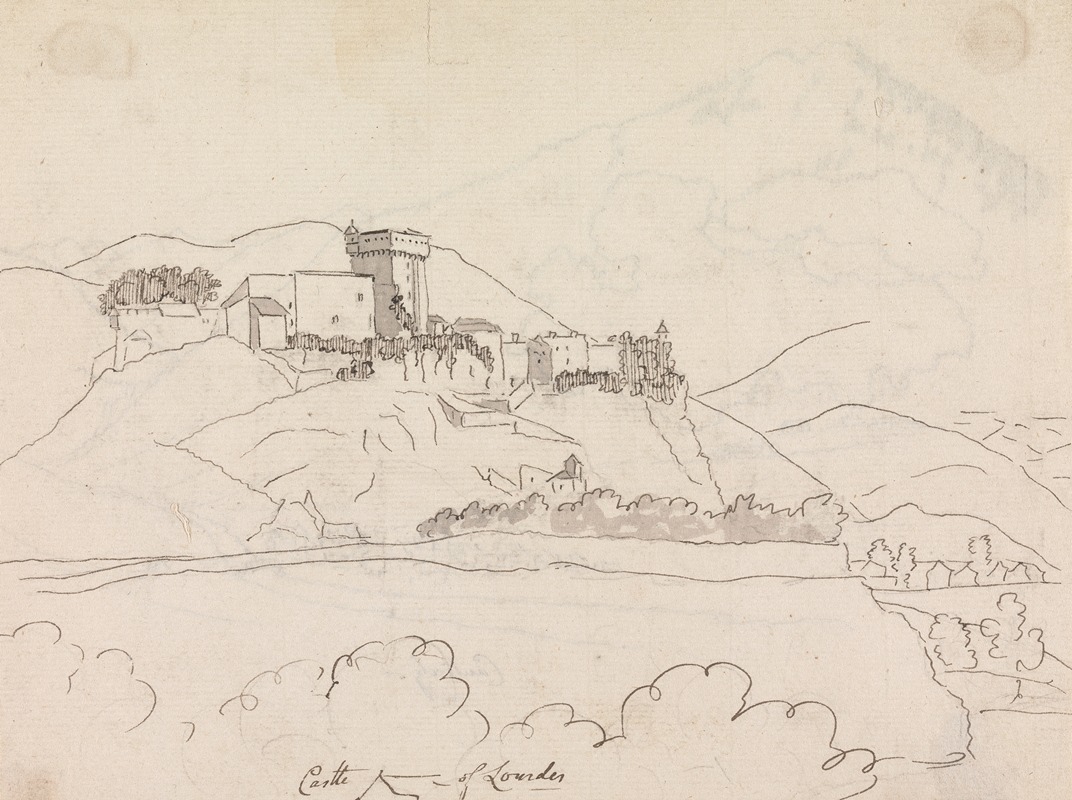 Château Fort de Lourdes by Henry Swinburne Artvee
