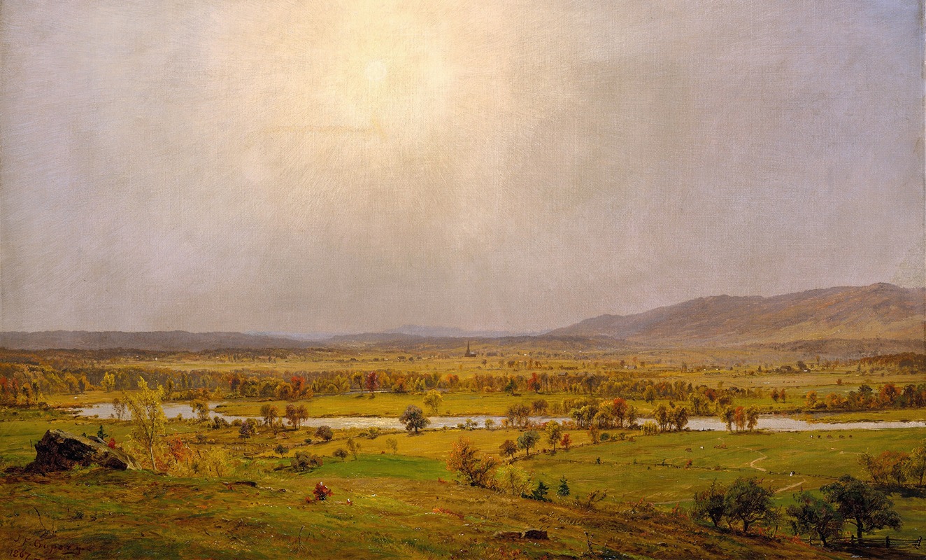 Pompton Plains, New Jersey by Jasper Francis Cropsey Artvee