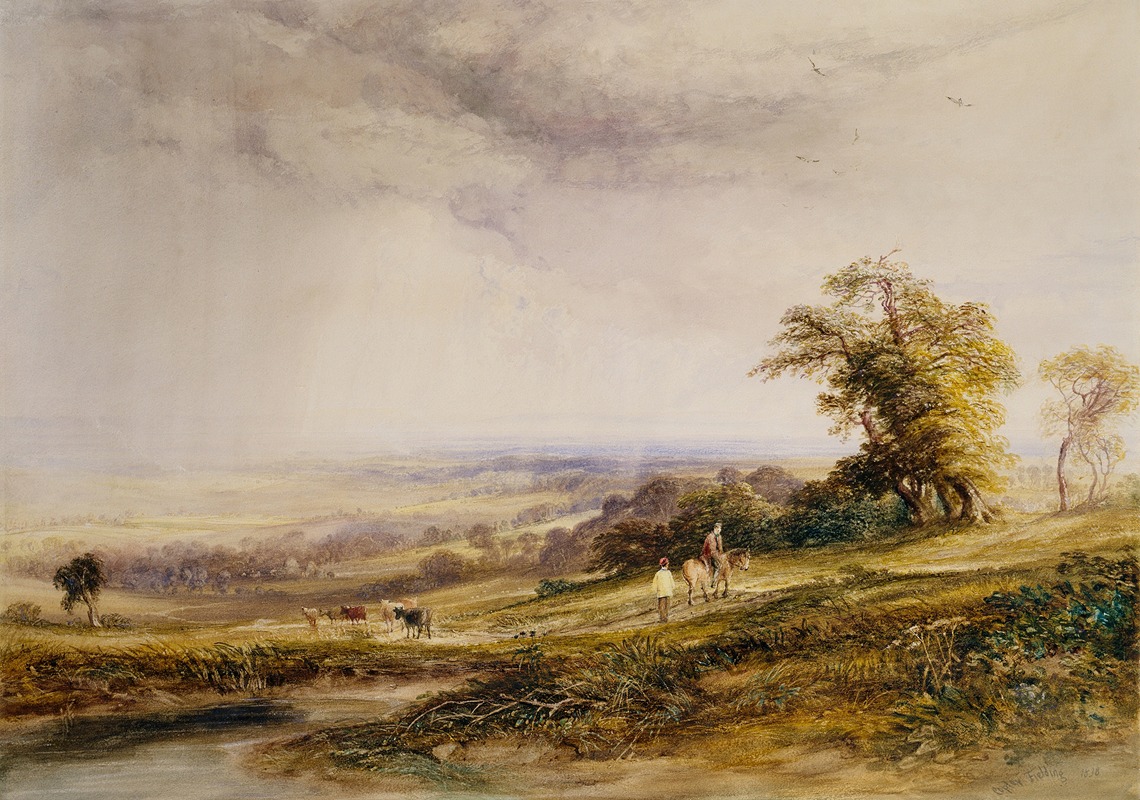 Crowborough Hill by Copley Fielding Artvee