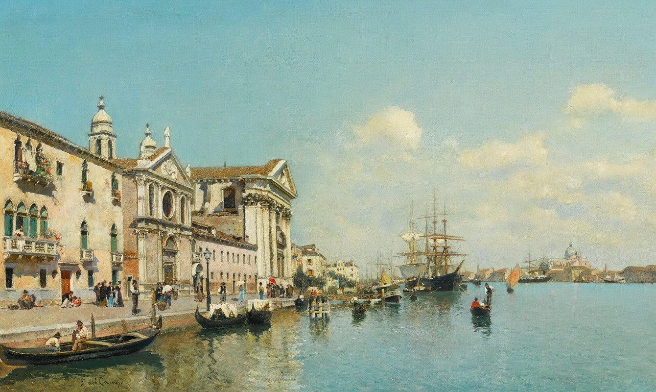 The Zattere, Venice by Federico del Campo Artvee