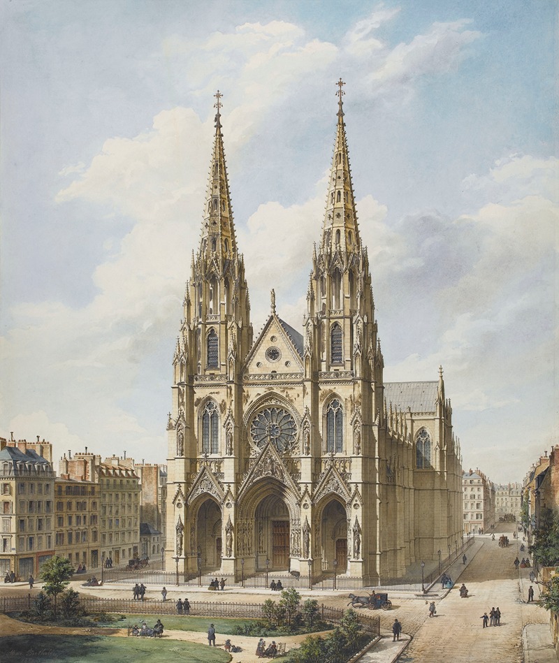 Église SainteClotilde à Paris by Max Berthelin Artvee