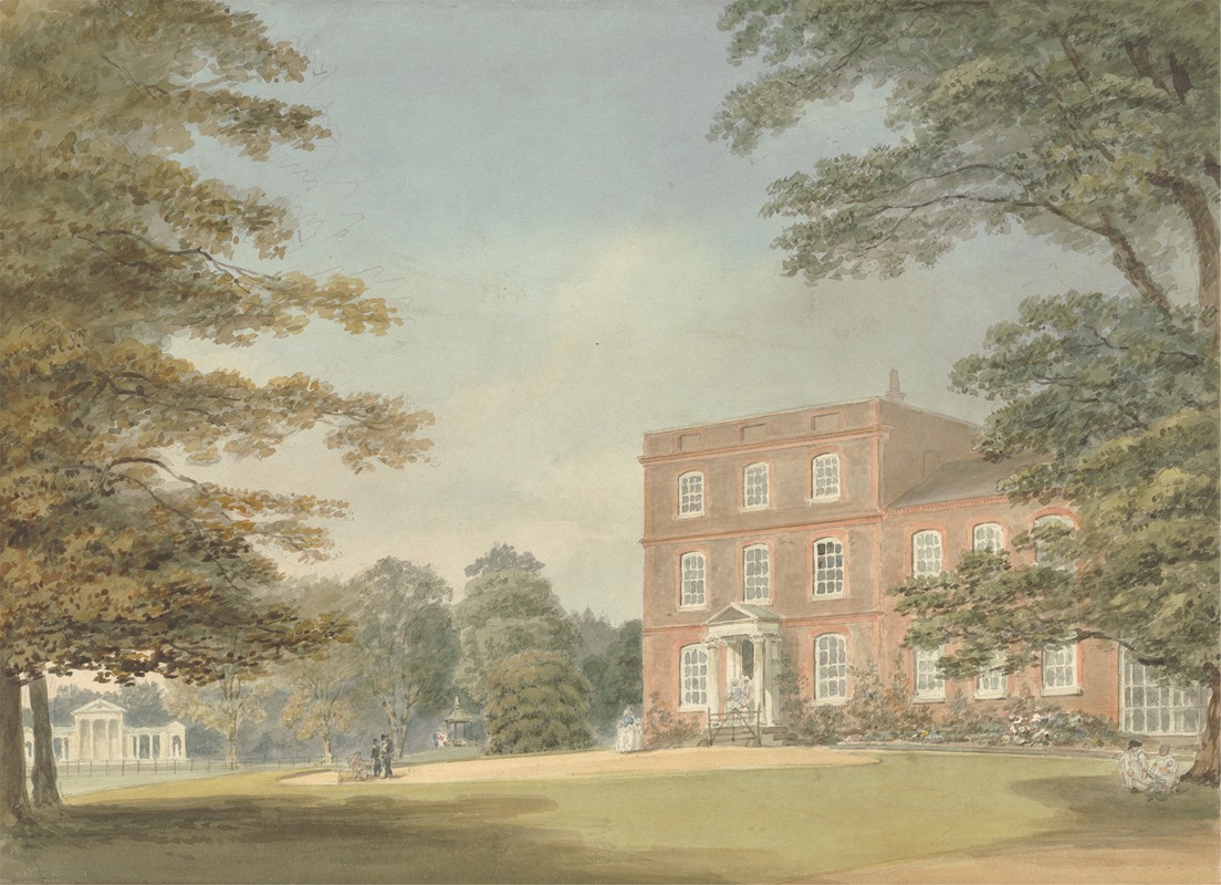 Ayot House, Ayot St. Lawrence, Hertfordshire by Samuel Davis Artvee