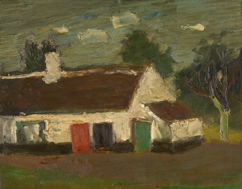Farm by Gustave De Smet Artvee