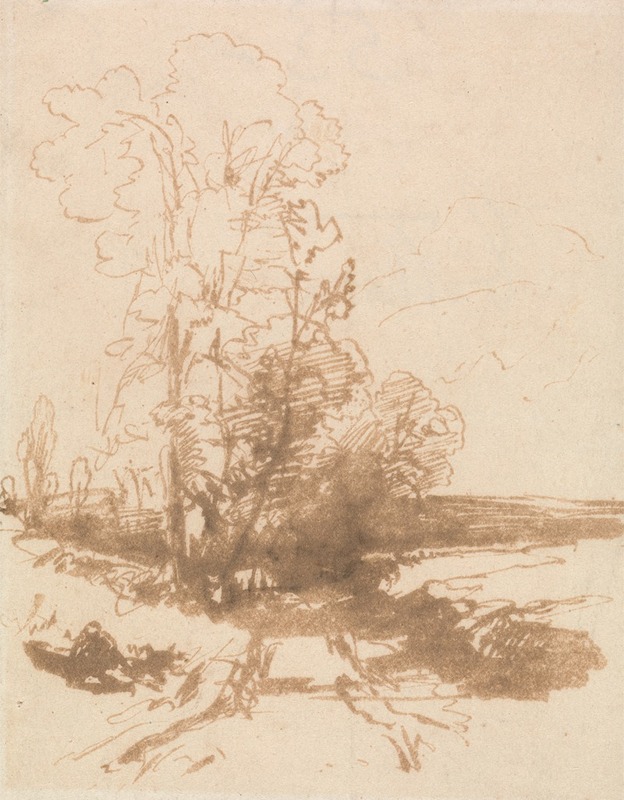 In Country Lane by Thomas Creswick Artvee