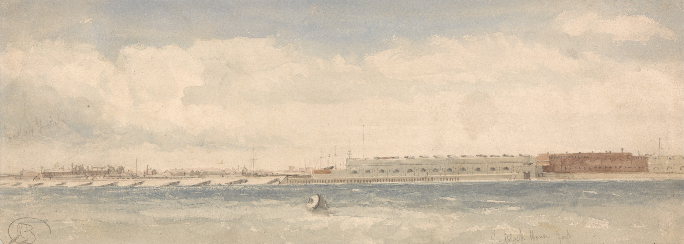 Block House Fort, Gosport, Hampshire by Richard Beavis Artvee