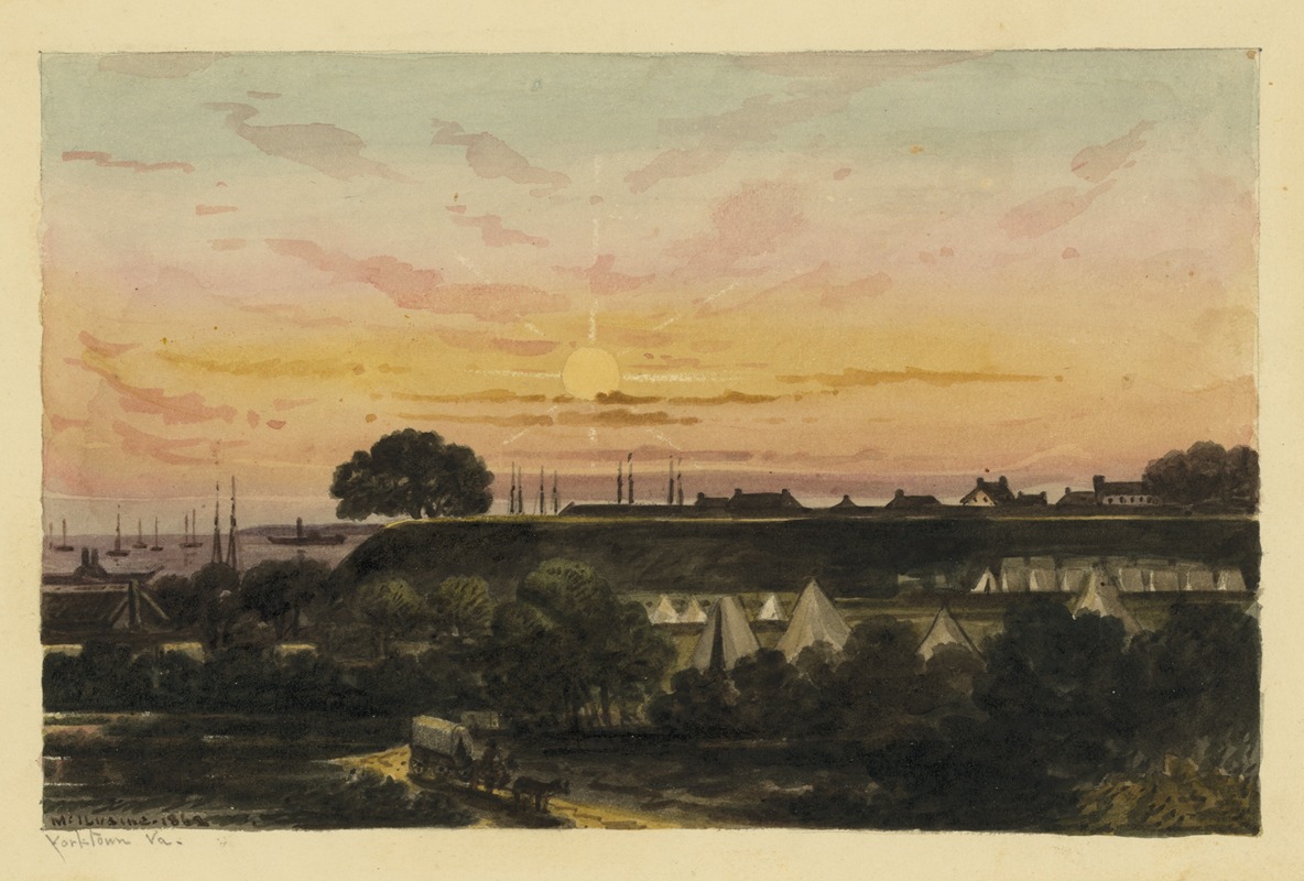 Yorktown, Va. by William McIlvaine Artvee