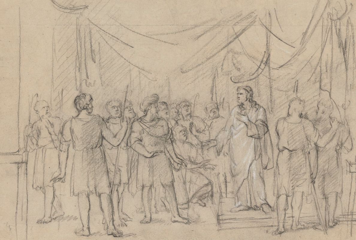 Joseph, Viceroy of Egypt, in Front of his Father and Brothers by Jean
