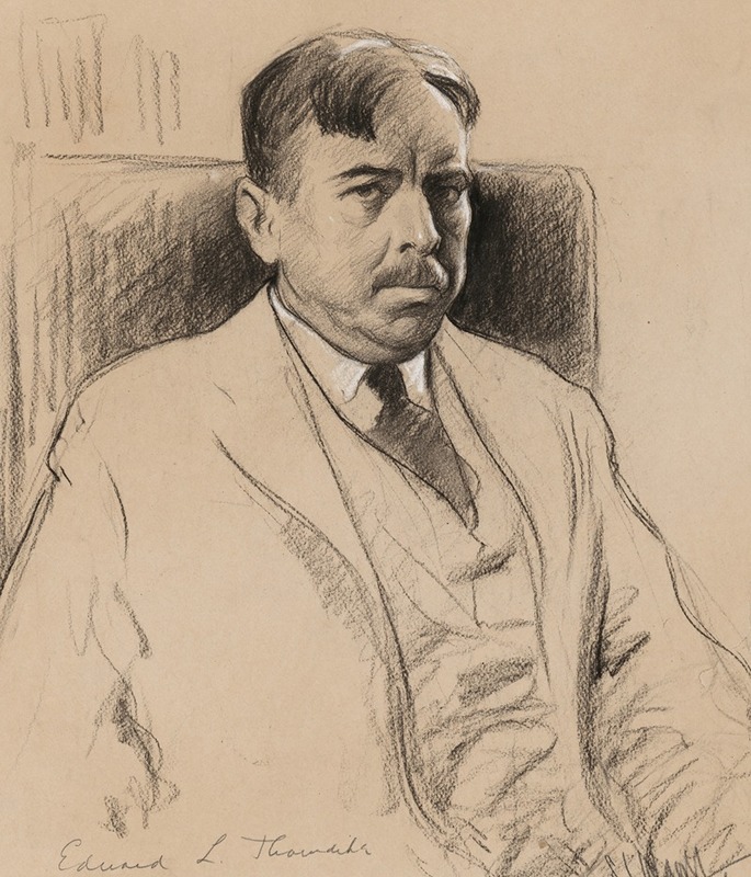 Edward Lee Thorndike by Samuel Johnson Woolf Artvee