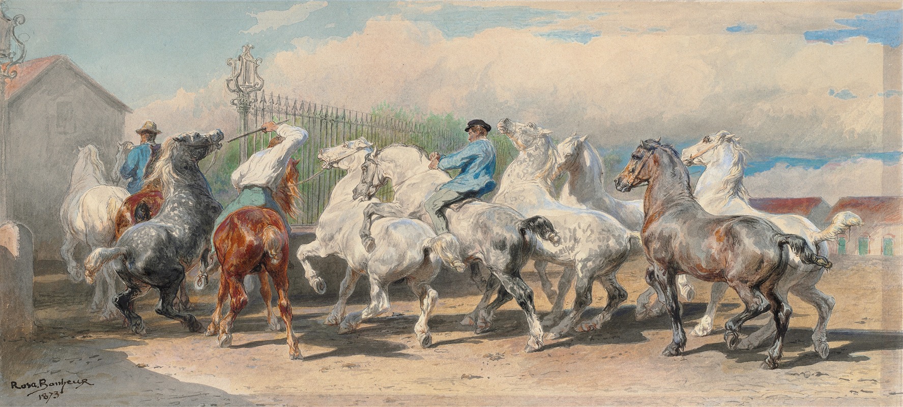 Return from the Horse Fair by Rosa Bonheur Artvee