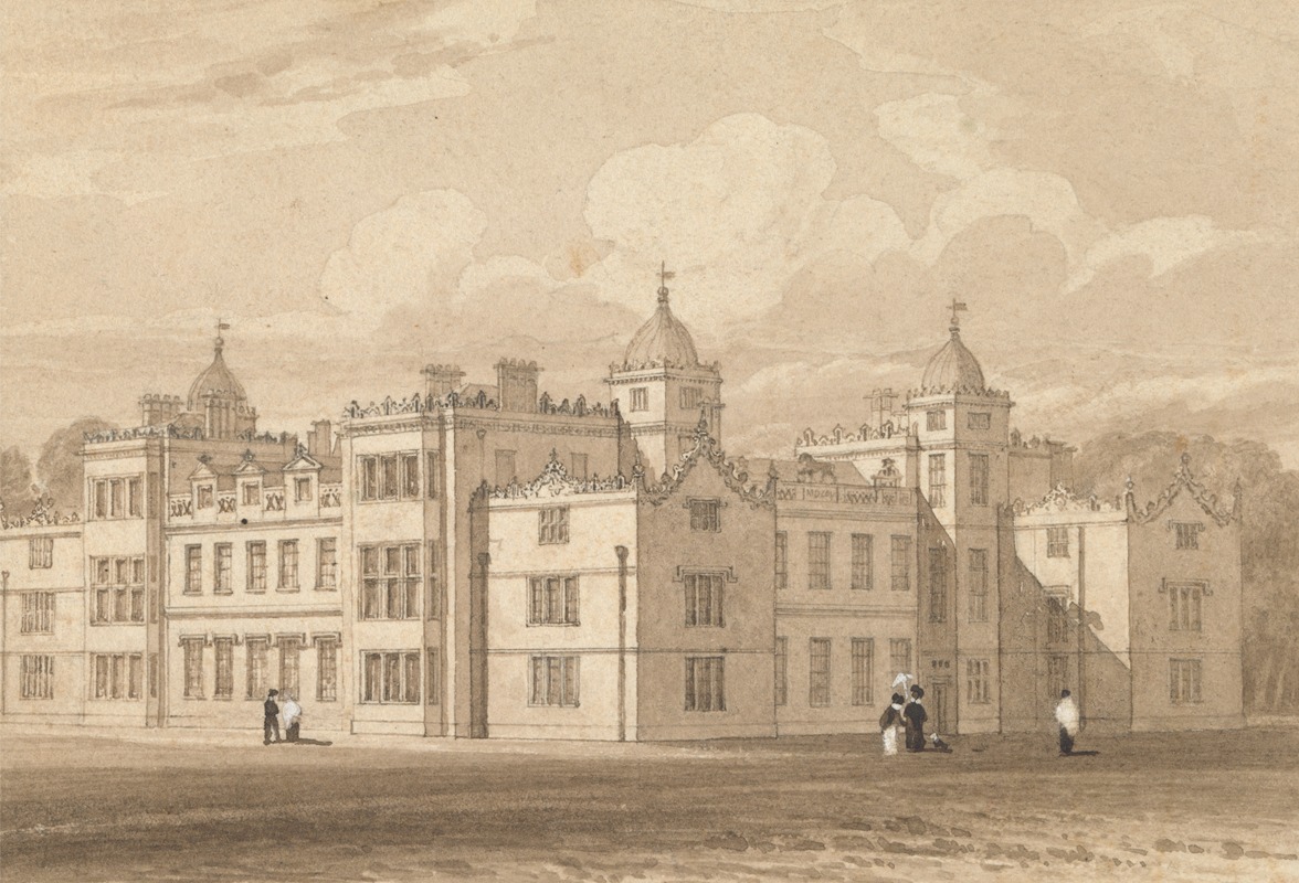 Charlton House, Wiltshire by John Preston Neale Artvee