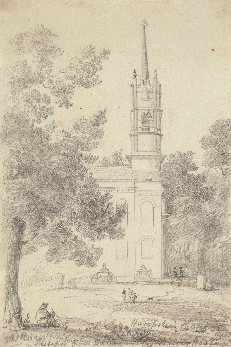 At Hampstead by Thomas Hastings Artvee