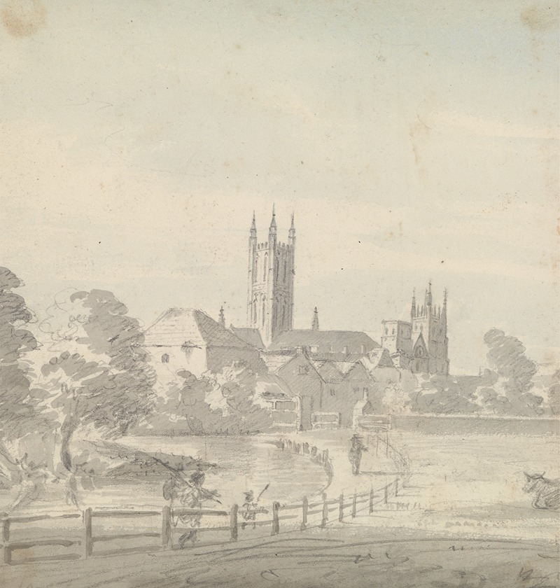 Canterbury Cathedral by Thomas Hastings Artvee