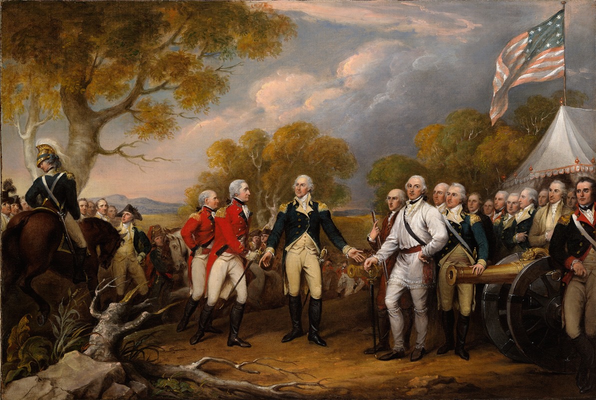 The Surrender of General Burgoyne at Saratoga, October 16 by John