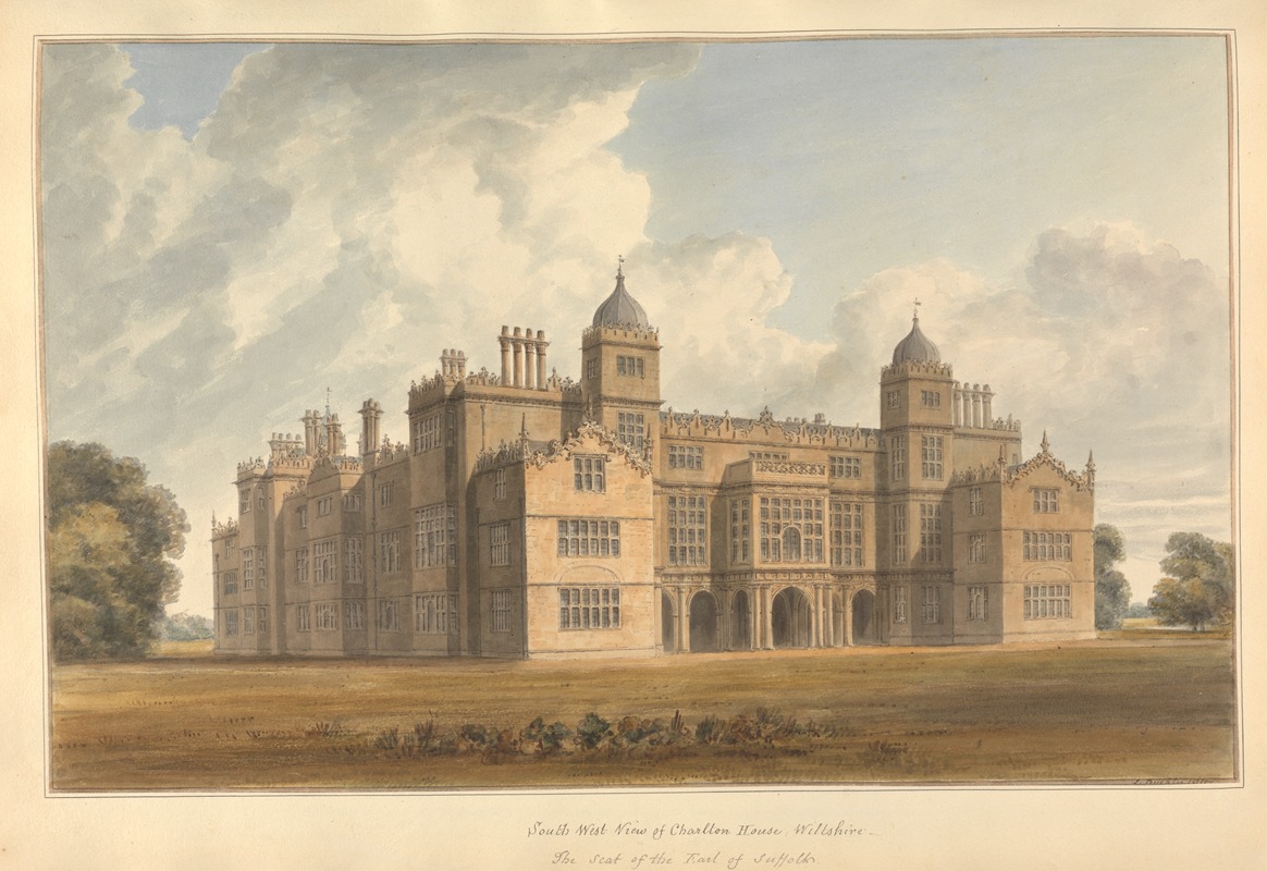 South West View of Charlton House Wiltshire the Seat of the Earl of