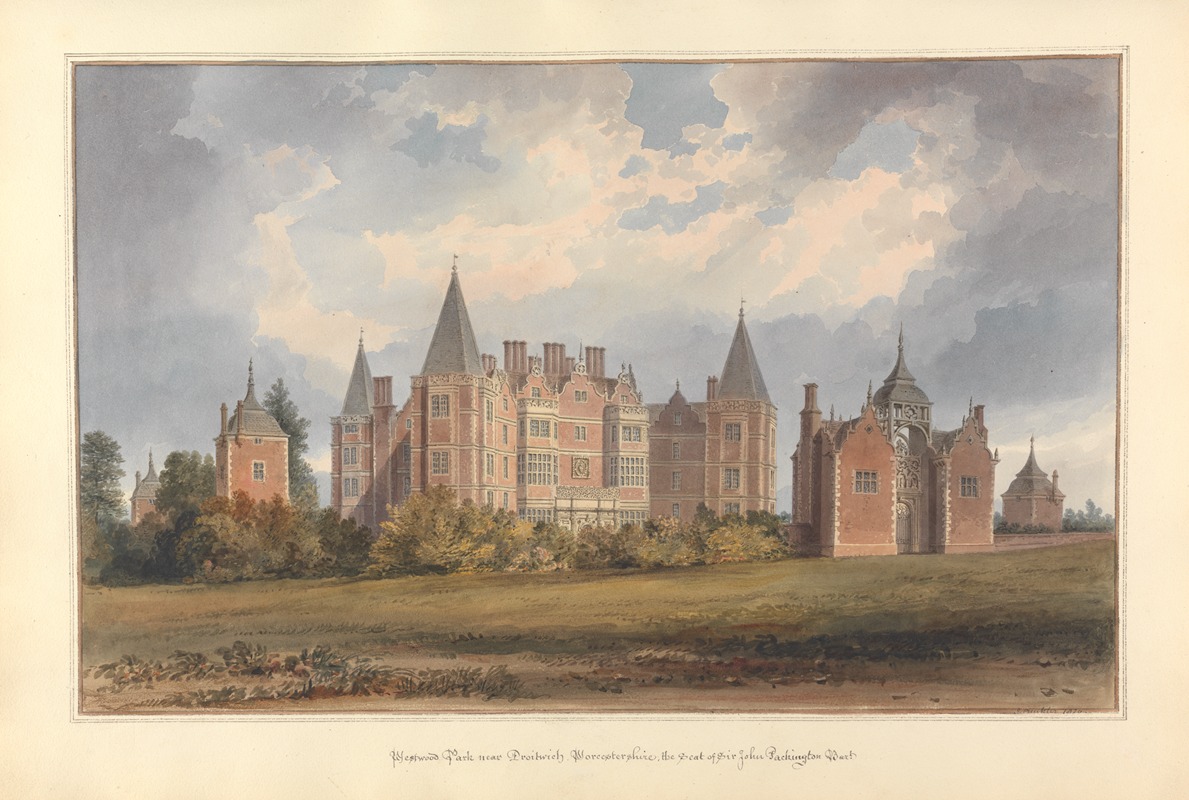Westwood Park near Droitwich, Worcestershire, the Seat of Sir John
