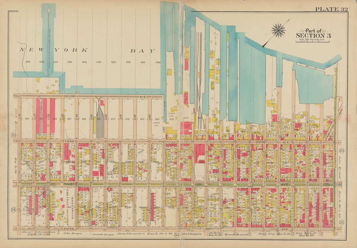 Bounded by (New York Bay) Second Avenue, 28th Street, Third Avenue