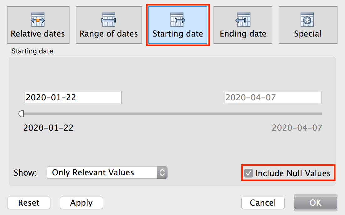 200以上 tableau date range filter in title 245969Tableau date range