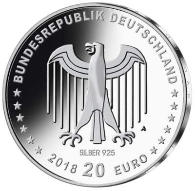 20EuroSilberGedenkmünzen 2018 MDM Deutsche Münze