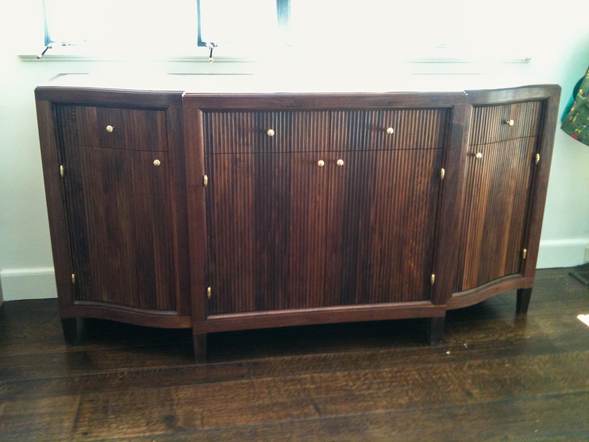 Fluted Walnut Dresser MDM Design Studio