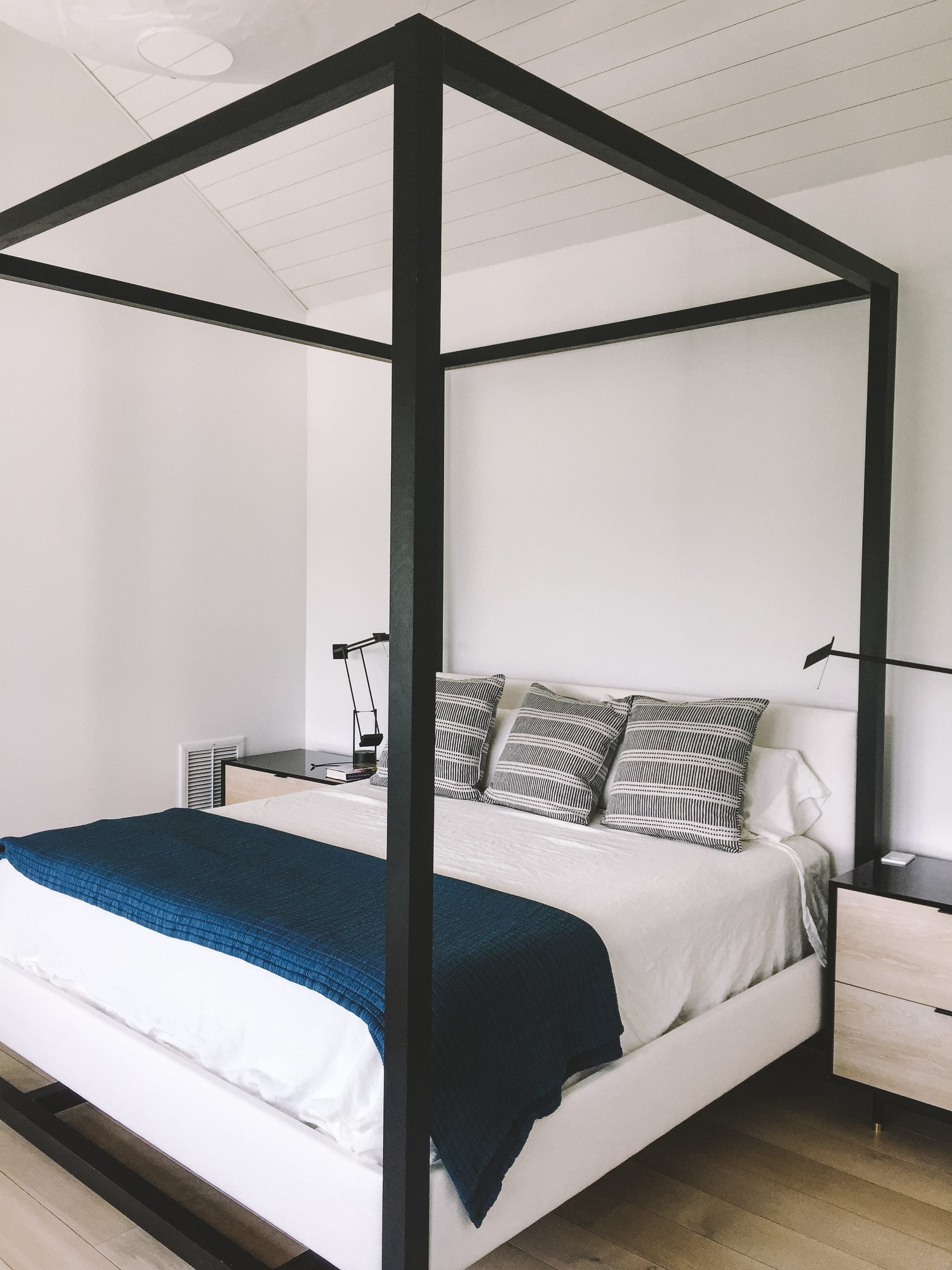 Black 4 Post Bed Frame MDM Design Studio