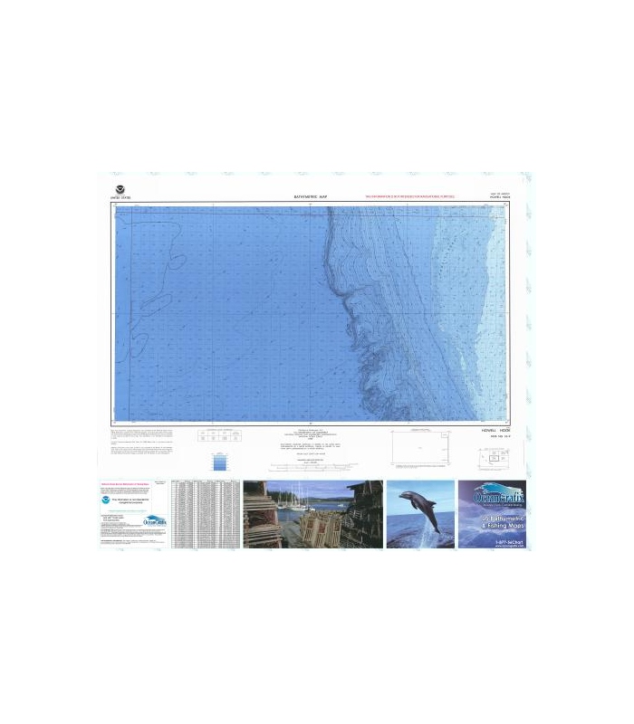 OceanGrafix Bathymetric (Bathy) & Fishing Charts (Maps) Howell Hook NG