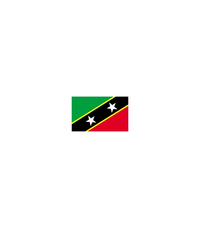 St. Kitts & Nevis Courtesy Flag 2x3 ft.