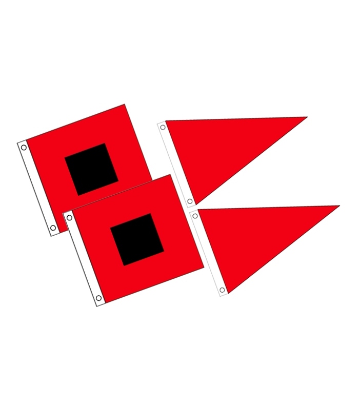 U.S. Storm Signal Flags (Hurricane & Gale)