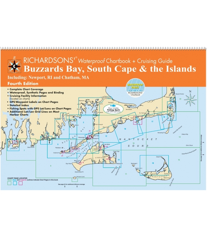 Chartbook + Cruising Guide Buzzards Bay, South Cape & the Islands