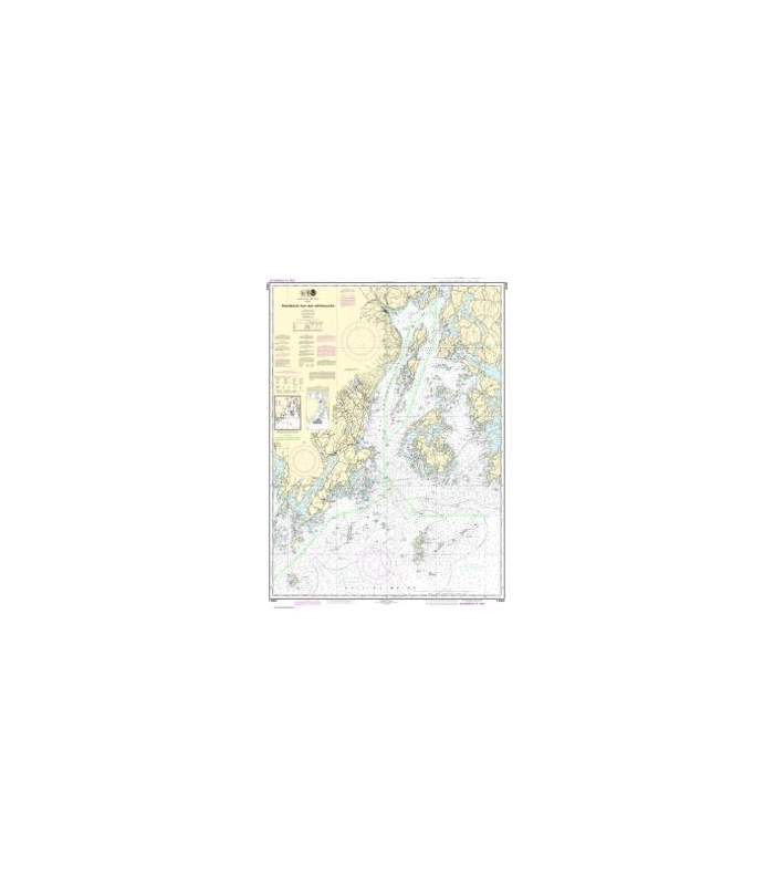 OceanGrafix NOAA Nautical Charts 13302 Penobscot Bay and Approaches