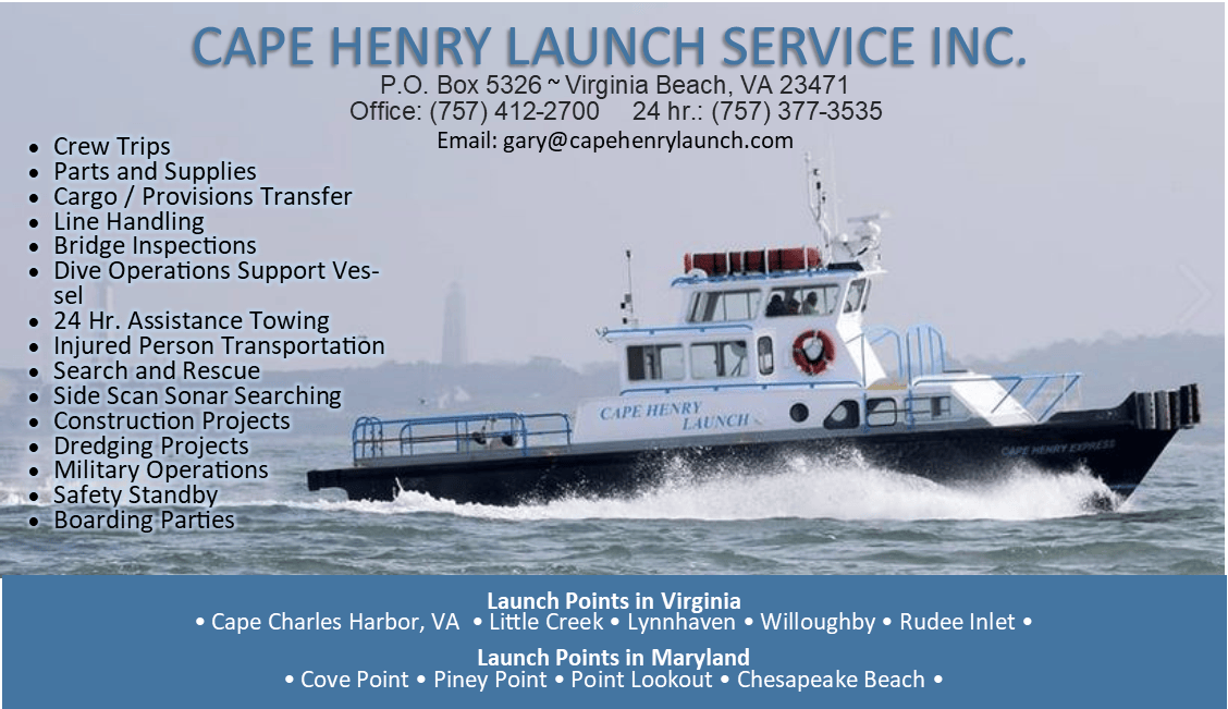 Cape Henry Launch working together with Maryland Nutical Sales and