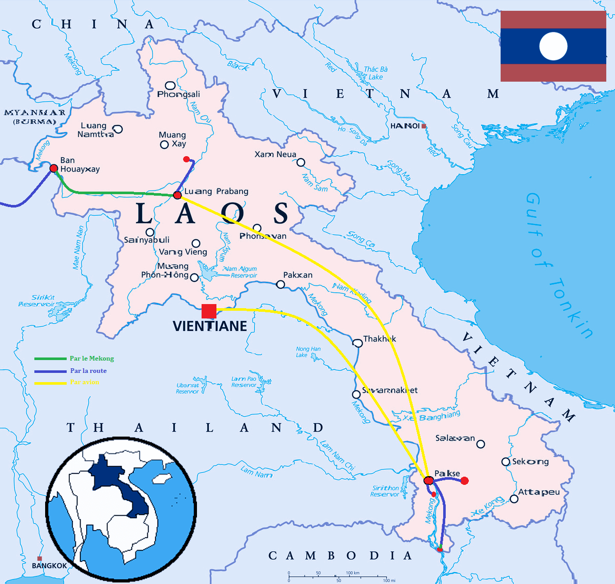 Kaart Laos Thailand 2020 Laos 2020 NOS VOYAGES DANS LE MONDENOS VOYAGES DANS LE MONDE
