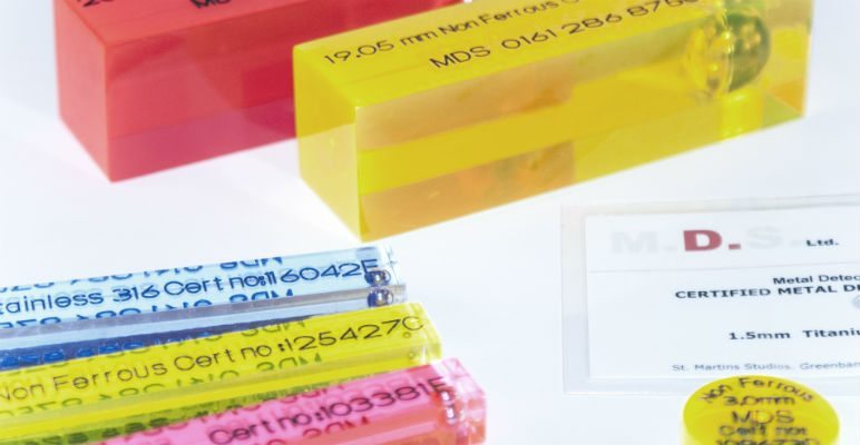 Metal Detector Challenge Test Kit Test Samples Tablets Cards Overview