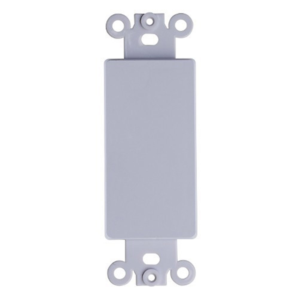Decora Blank Insert Wall Plate White MDY Group