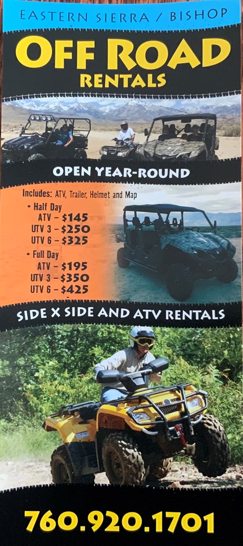 Local Activities Meadowcliff Lodge & Coleville KOA