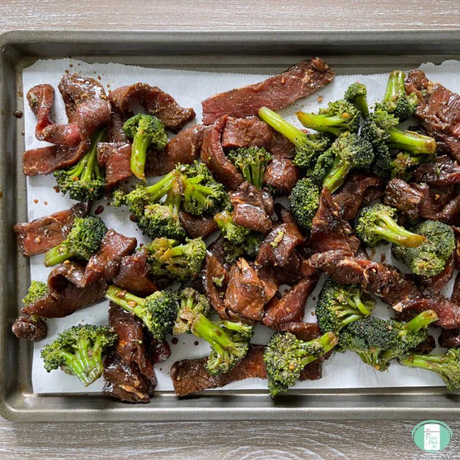 Beef and Broccoli Sheet Pan Freezer Meals 101 Club Beef and Broccoli Sheet Pan Freezer Meals 101 Club
