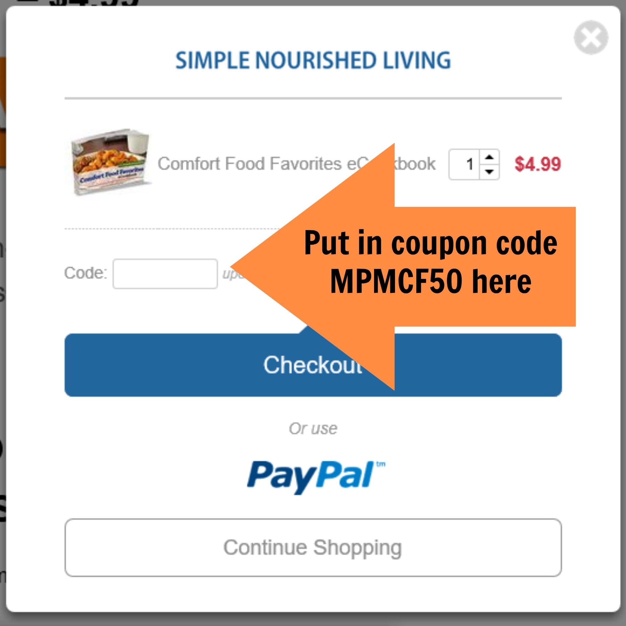 Get the Comfort Food Favorites eCookbook for just 2.49!