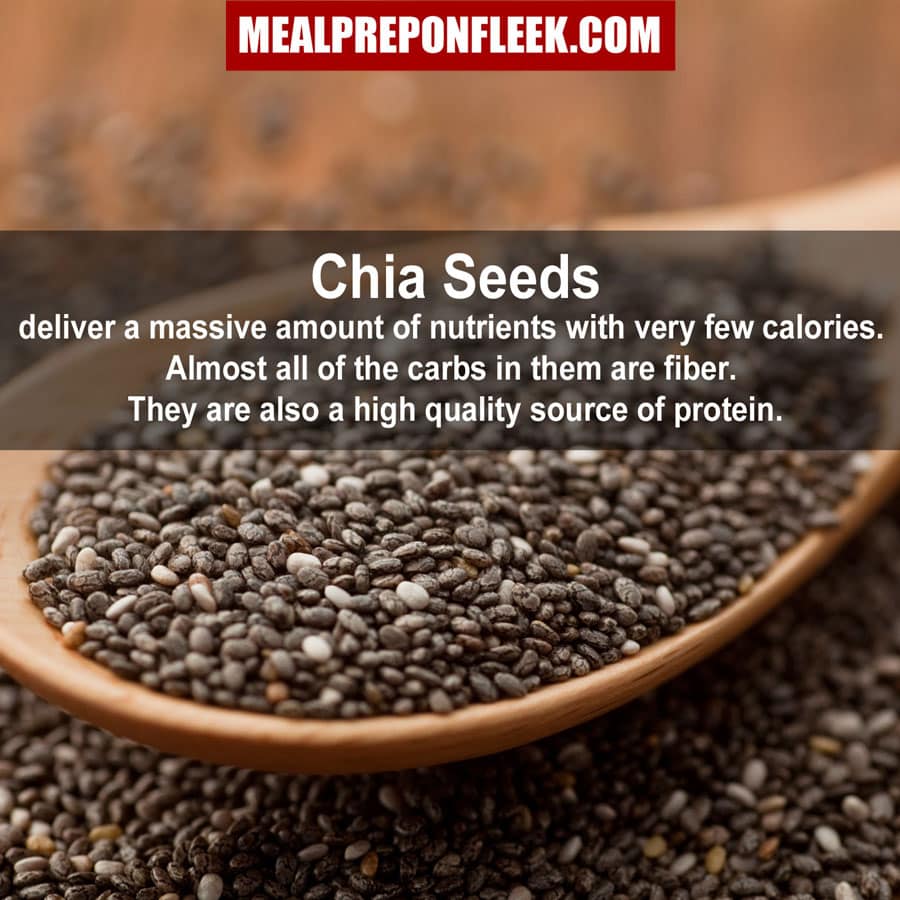 Nutrition Fact Chia Seeds Meal Prep on Fleek™