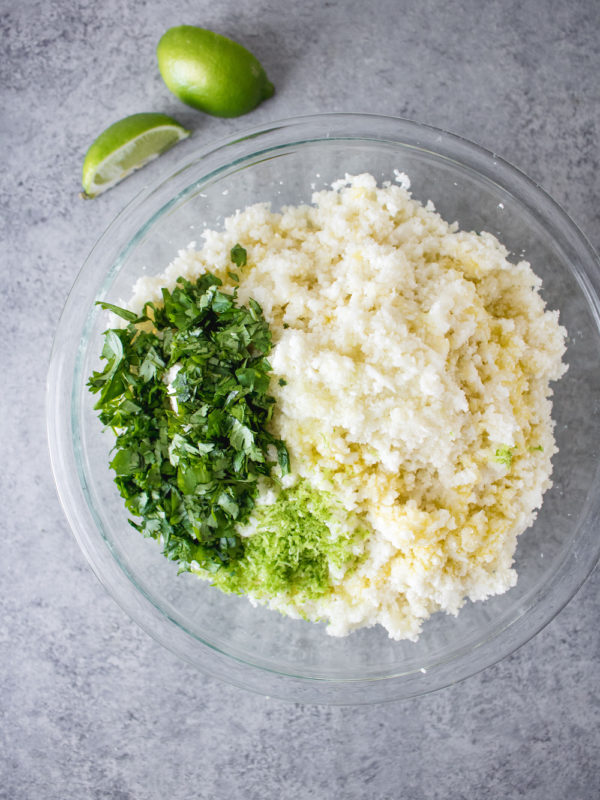 Easy Cilantro Lime Cauliflower Rice