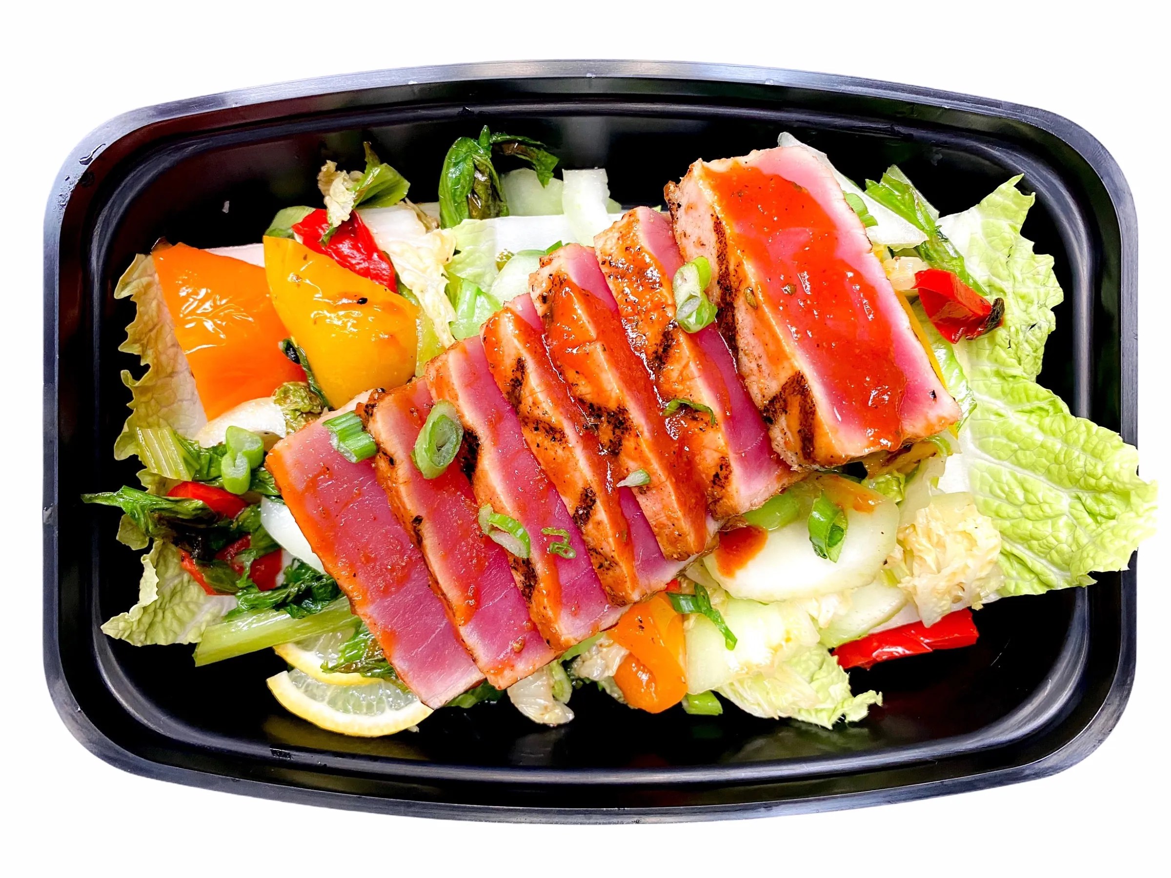 Grilled Saku Yellowfin Tuna , Protein and Healthy Fats Meal By Chef B